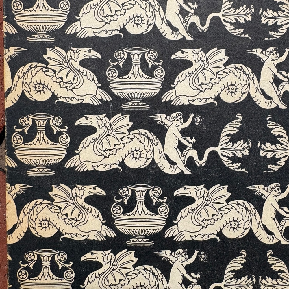 1960 A Glossary of Literary Terms Abrams Cupid Dragon Urn OOAK Binding Writer